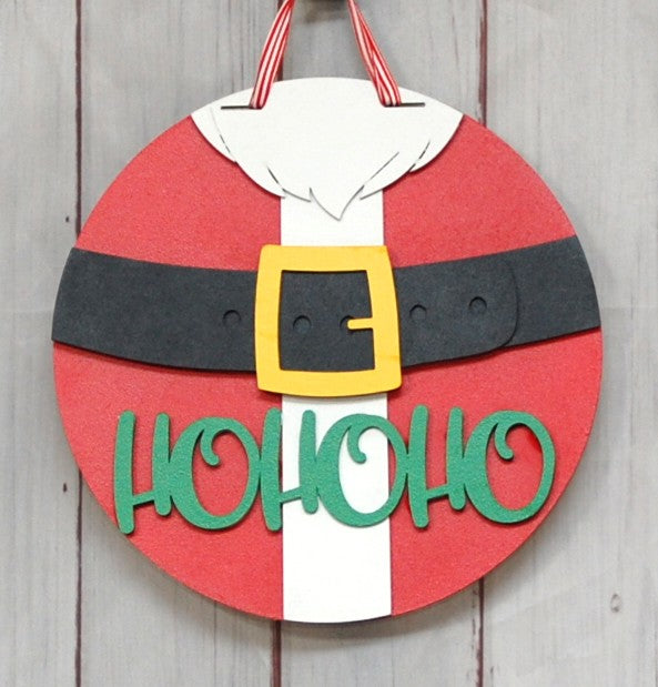 HO HO HO (Santa's belt) 10"