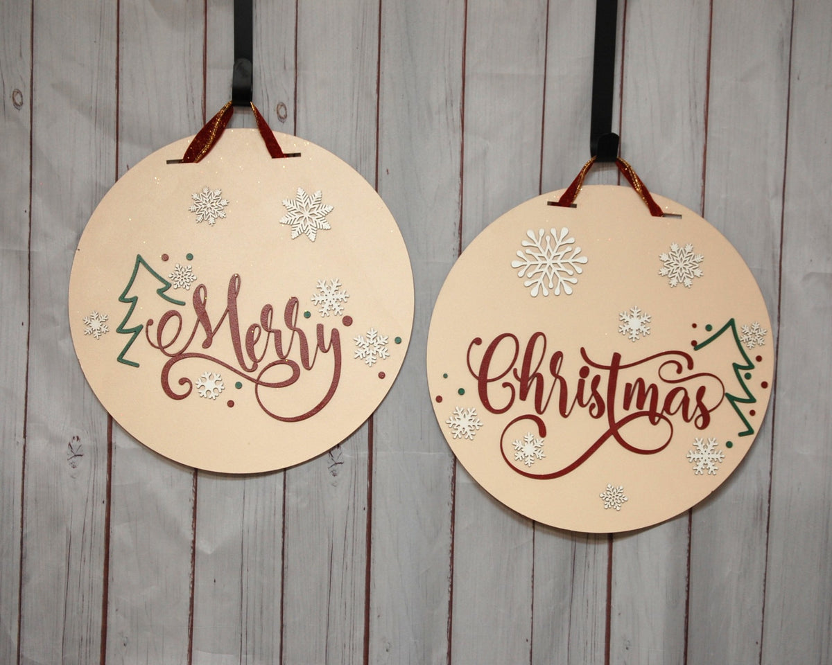 Merry Christmas (set of 2)