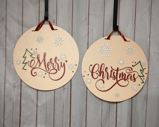 Merry Christmas (set of 2)
