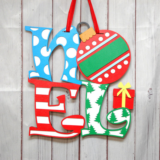 N-O-E-L letters